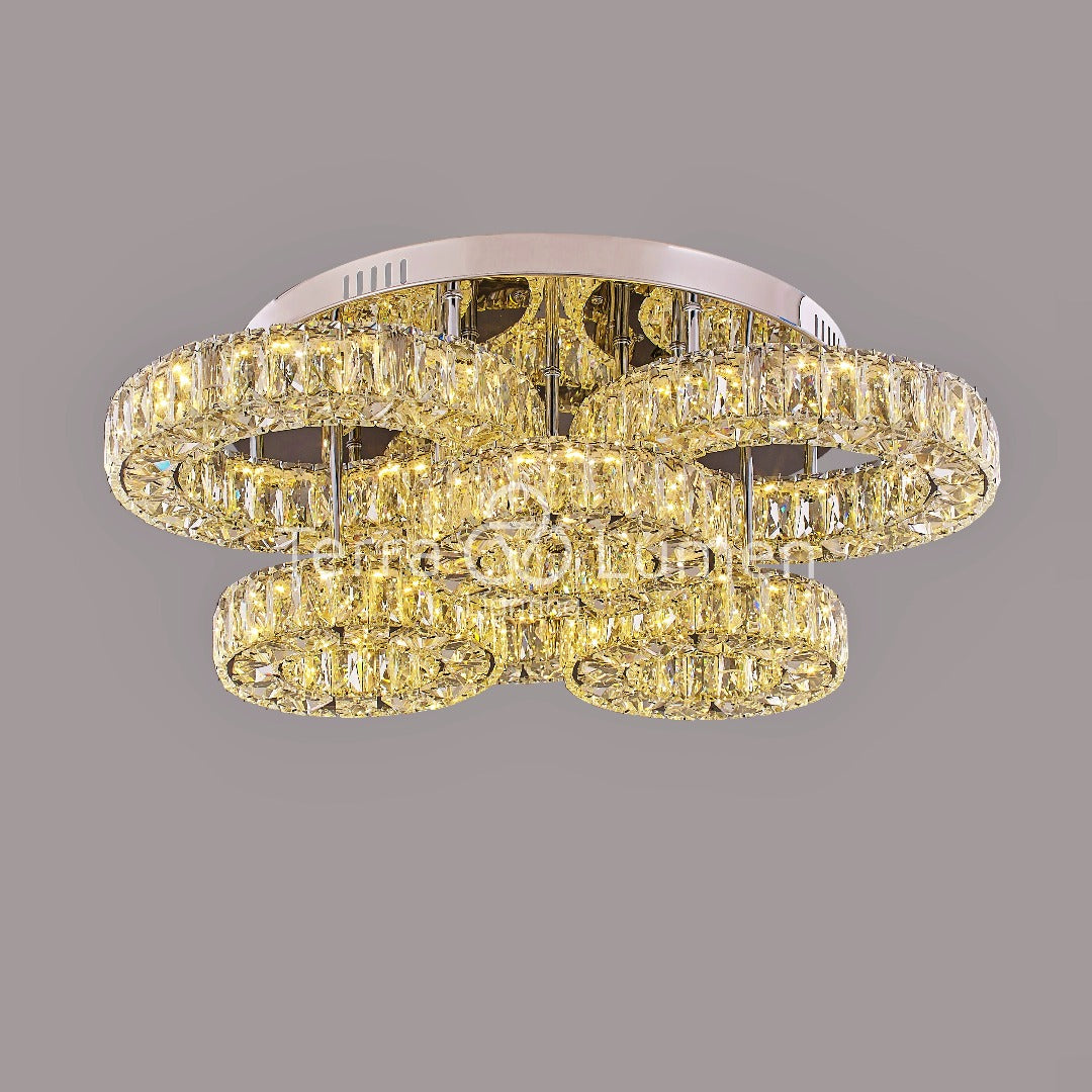 Julianna Collection 6-Ring Round Flushed Design