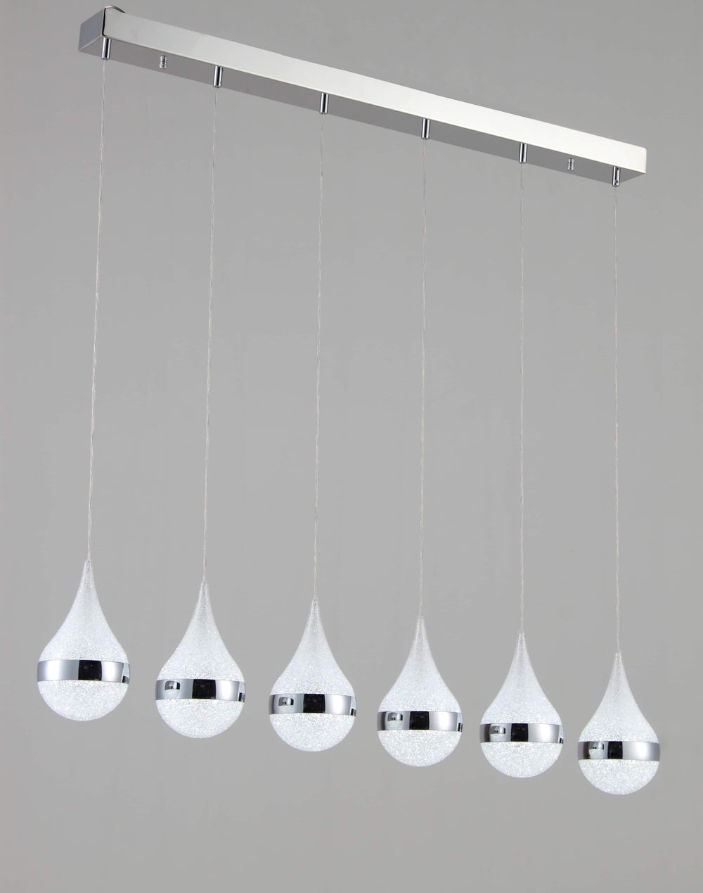 The Rainfall 6-Pendant cluster Chandelier