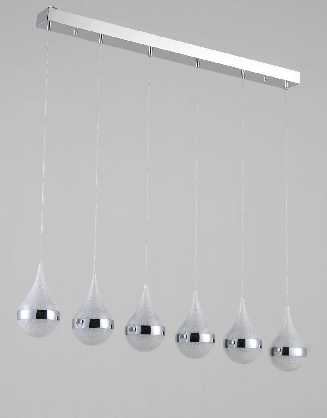 The Rainfall 6-Pendant cluster Chandelier