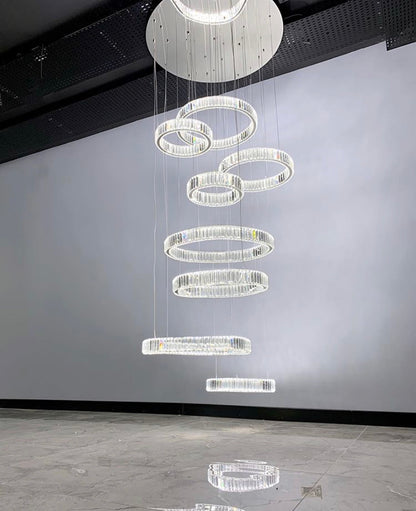 Jasper Chandelier – Eight Ring - Alternate View