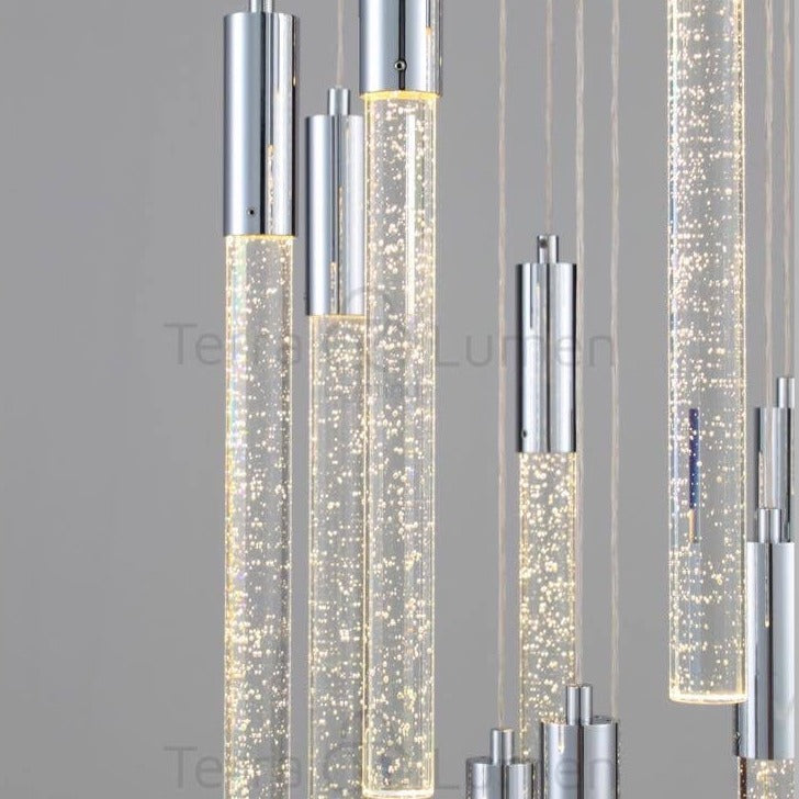 Nebula 21-Pendant Crystal Spiral