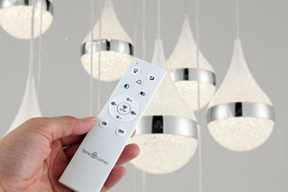 Rainfall Chandelier – Grand Spiral - View 6