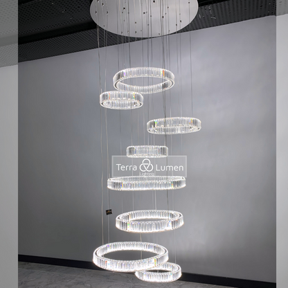 Jasper Chandelier – Eight Ring - Chandelier from TL Home
